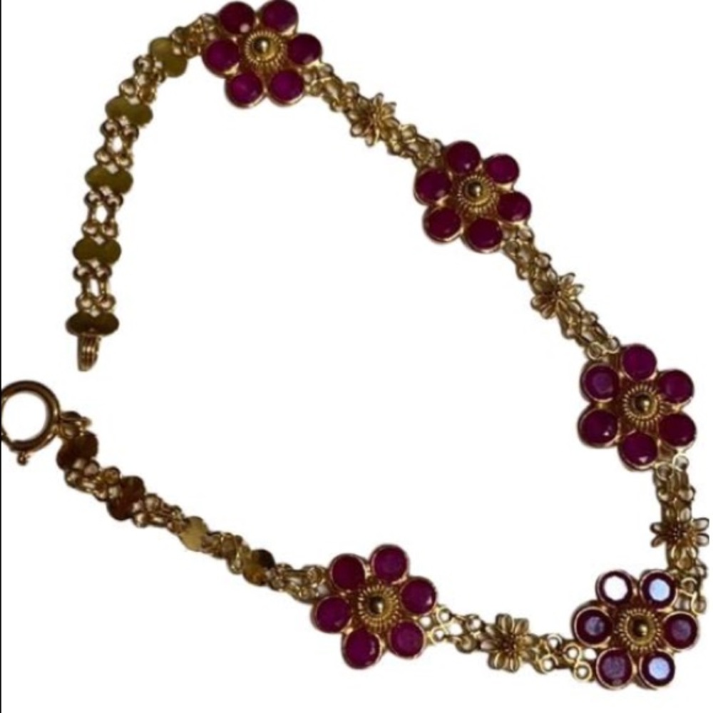 18k gold bracelet.